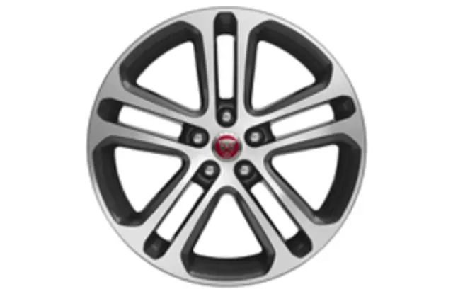 T4N13696 - : Alloy Wheel, 18 Inch Templar 5 Twin-Spoke for Jaguar: XE Image