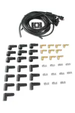 4041K - : Spark Plug Wire Set- 8mm - Black Wire with Black 90 Deg Boots for ACCEL Image