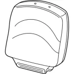 3W7Z5464811AA - Body: Seat Back Pad for FORD Image