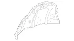 2476102802 - : Wheel Housing for Mercedes-Benz: GLA250, GLA35 AMG, GLA45 AMG Image