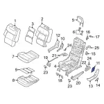 LB5Z7867461AL - Body: Pivot Cover for Ford: Explorer, Police Interceptor Utility | Lincoln: Aviator Image