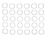 S95516STD - : Engine Piston Ring Set for Enginetech Image