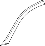76836AC600 - : Pillar Molding for Infiniti Image