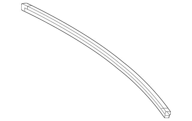 2317900998 - Hardtop: Seal for Mercedes-Benz: SL400, SL450, SL550, SL63 AMG, SL65 AMG Image image