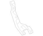 2138855005 - Detachable Parts: Stiffener for Mercedes-Benz: E300, E350, E43 AMG, E53 AMG, E63 AMG S Image