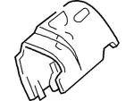 3C3Z3530CC - Steering: Upper Shroud for Ford: F-250 Super Duty, F-350 Super Duty, F-450 Super Duty, F-550 Super Duty Image