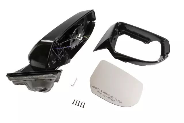 Part# 22839685 Driver Side Door Mirror Kit with Molding, Cover, Bezel, and Bolts - GM (22839685)