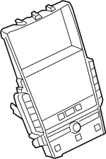 253914HB4D - Body: Control Panel for Infiniti Image