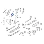 7L1Z7831406AD - Body: Grip Handle for Ford: Expedition | Lincoln: Navigator Image