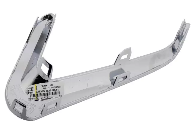 Exterior Bright Chrome Front Driver Side Fog Lamp Opening Insert - GM (23335551)