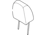 BT4Z78611A08DF - Body: Headrest for Ford: Edge Image