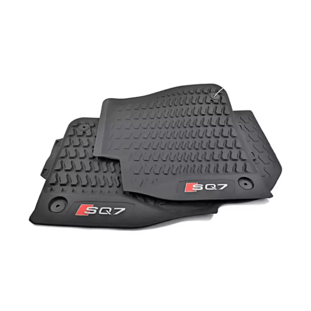 4M1061221B041 - Interior: 2020-2022 Audi SQ7 Front All Weather Rubber Floor Mats Set Of 2 Black for Audi: SQ7 Image