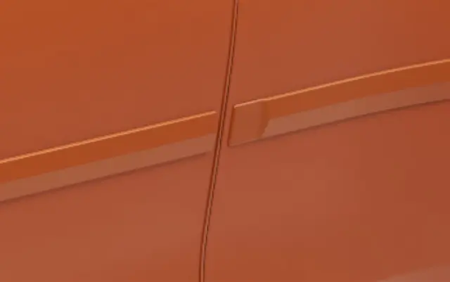 SOA801P080Q9 - Exterior: Door Edge Guards - Solar Orange Pearl for Subaru: WRX Image