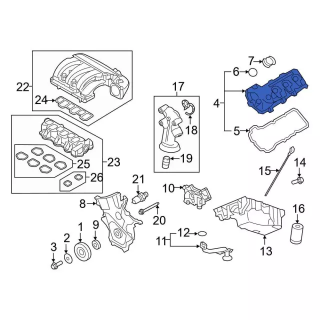 Valve Cover - Ford (BR3Z-6582-V)
