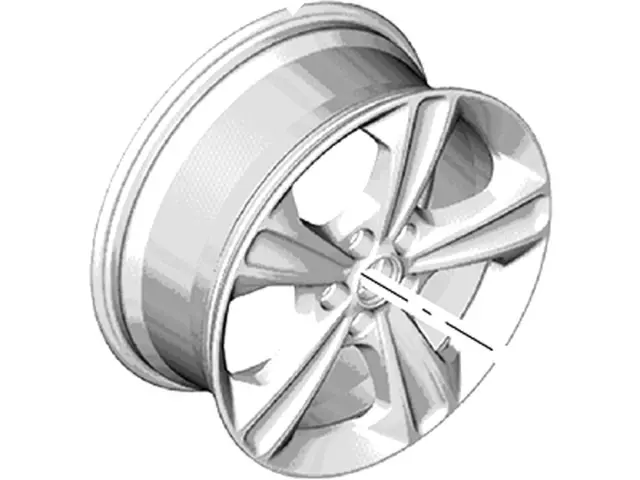 CJ5Z1007ACP - : Wheel Assembly for Ford Image