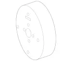 2712020210 - : Belt Pulley for Mercedes-Benz Image