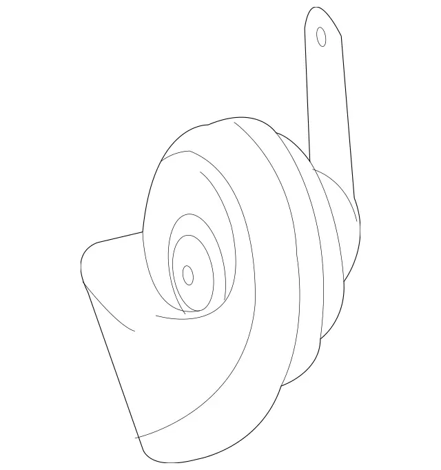 5424104 - Electrical Equipment and Instruments: Horn for Mercedes-Benz: GL350, GL450, GL550, GL63 AMG, GLE300d, GLE350, GLE400, GLE43 AMG, GLE450 AMG, GLE550e, GLE63 AMG, GLE63 AMG S, GLS350d, GLS450, GLS550, GLS63 AMG, ML250, ML350, ML400, ML550, ML63 AMG Image image