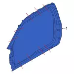 ML3Z18211A10A - Body: Uniside for Ford Image