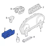 M1PZ11654DB - Body: Headlamp Switch for Ford: Bronco Sport Image