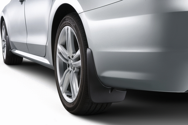 561075111 - Body: Splash Guards (Front) - Matte Black for Volkswagen Image