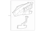 2048300544 - : Air Duct for Mercedes-Benz: GLK250, GLK350 Image