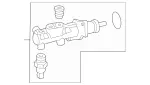 4316101 - Body: Master Cylinder for Mercedes-Benz Image
