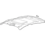 DS7Z5451916BC - Body: Headliner for Ford: Fusion Image