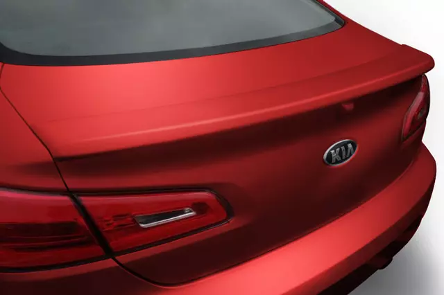 A7F34AC100DRR - Exterior: Rear Spoiler - Racing Red for Kia: Forte Koup Image