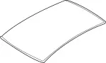 G31121BAMA - : Roof Panel for INFINITI: EX35, EX37, QX50 Image