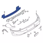 LX6Z17906S - Body: Impact Bar for Ford: Bronco Sport Image