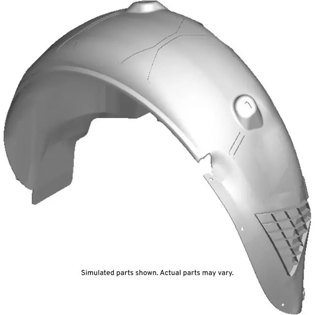 23145145 - : Part# 23145145 Rear Driver Side Wheelhouse Liner with Deflector for Buick: Verano Image