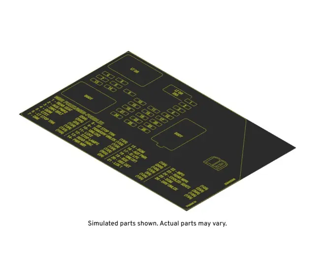 25940508 - Body: Engine Decal for GM Image