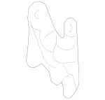 2307200837 - Front Doors: Hinge for Mercedes-Benz Image