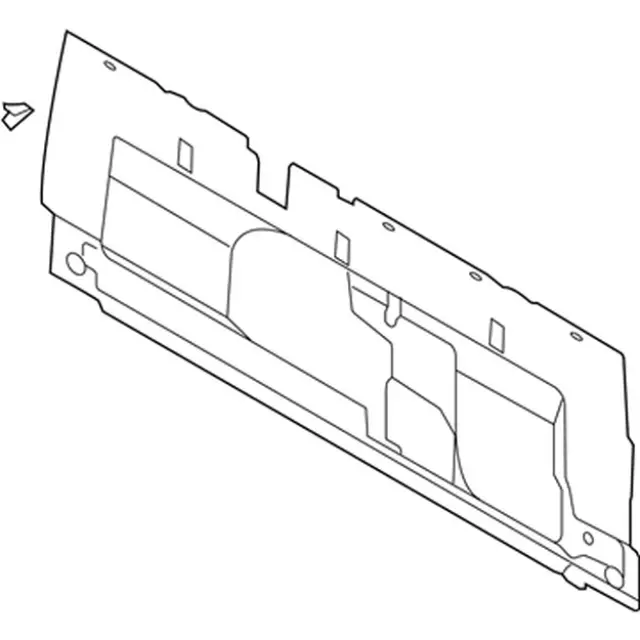KB3Z2640374AC - Body: Back Panel Trim for Ford Image