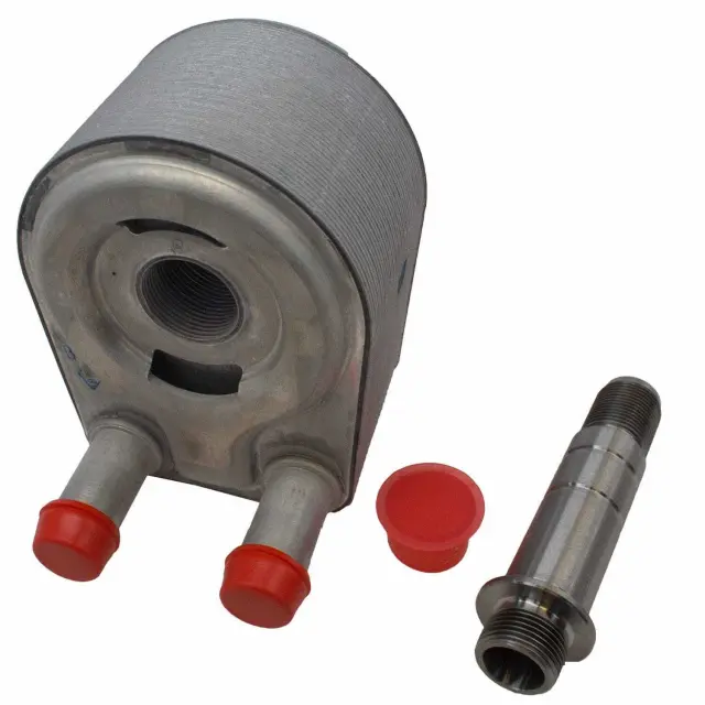 9C2Z6A642A - Engine: Oil Cooler for Ford: E-350 Super Duty, E-450 Super Duty, F-150, F-250 Super Duty, F-350 Super Duty, F-450 Super Duty, F-550 Super Duty Image
