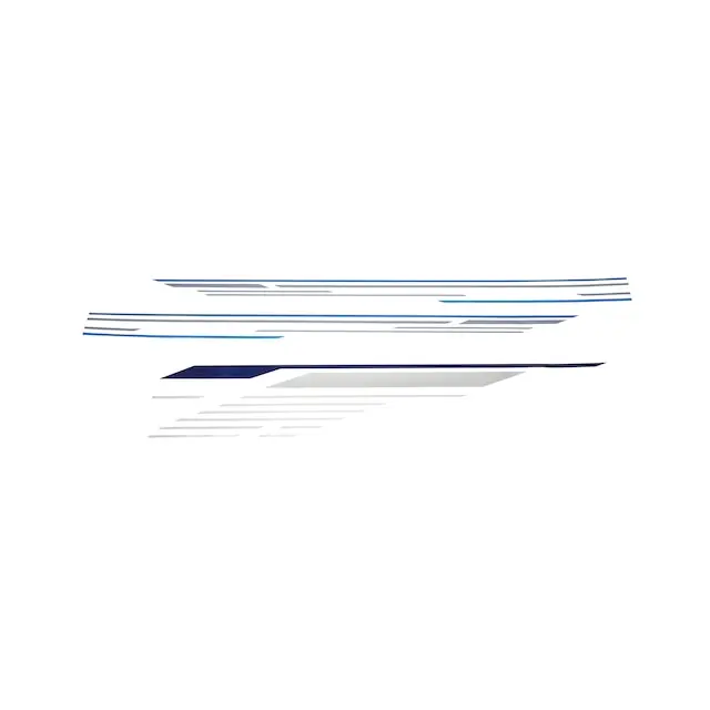 86525348 - Exterior: Hood And Bodyside Decal Package - Blue for GM Image