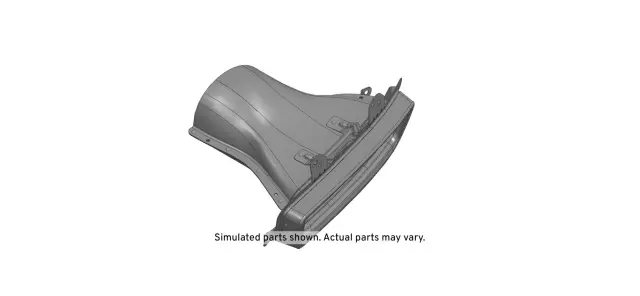 84817178 - : Passenger Side Exhaust Tail Pipe Heat Sleeve for GM Image