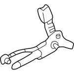 YL8Z7861202BAA - Electrical: Buckle End for Ford: Escape Image