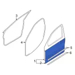 7G1Z5420200A - Body: Outer Panel for Ford: Five Hundred, Taurus | Mercury: Montego, Sable Image
