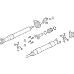 HC3Z4R602EW - Universals &amp; Rear Axle: Drive Shaft for Ford: F-350 Super Duty, F-450 Super Duty Image