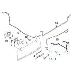 M2DZ17A605J - Body: Lower Hose for Ford: Bronco Image