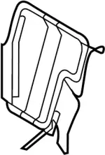 88651AM500 - : Seat Back Frame for Infiniti Image