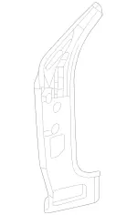 1636300810 - Body: Inner Hinge Pillar for Mercedes-Benz Image