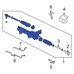 6L1Z3504ARM - Steering: Steering Gear for Ford: Expedition Image