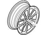 8T4Z1007D - : Wheel Assembly for Ford Image
