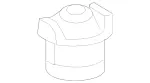 2213511242 - Rear Axle: Rubber Bushing for Mercedes-Benz Image