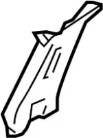 769137S604 - Body: Center Pillar Trim for INFINITI: QX56 Image