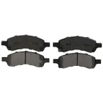 1BP00273AA - : Disc Brake Pad Set for Buick: Enclave, Rainier | Chevrolet: Colorado, Trailblazer, Trailblazer EXT, Traverse | GMC: Acadia, Acadia Limited, Canyon, Envoy, Envoy XL | Isuzu: Ascender | Saturn: Outlook Image