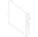 995001803 - : Radiator for Mercedes-Benz Image
