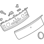 JR3Z6342528BH - : 2018-2023 Ford Mustang - Finish Panel for Ford: Mustang Image